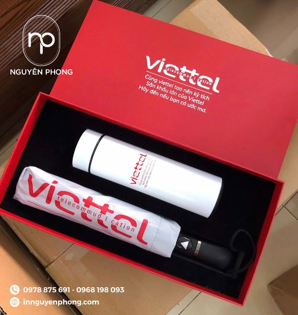 Mẫu hộp đựng ô dù thương hiệu